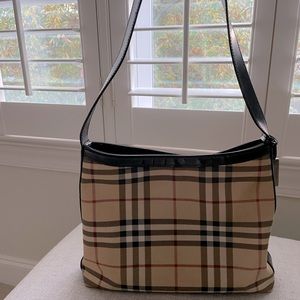 Authentic Vintage Burberry Check Shoulder Bag
